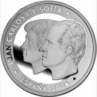() Монета Испания 2004 год 10 евро ""  Биметалл (Серебро - Ниобиум)  PROOF